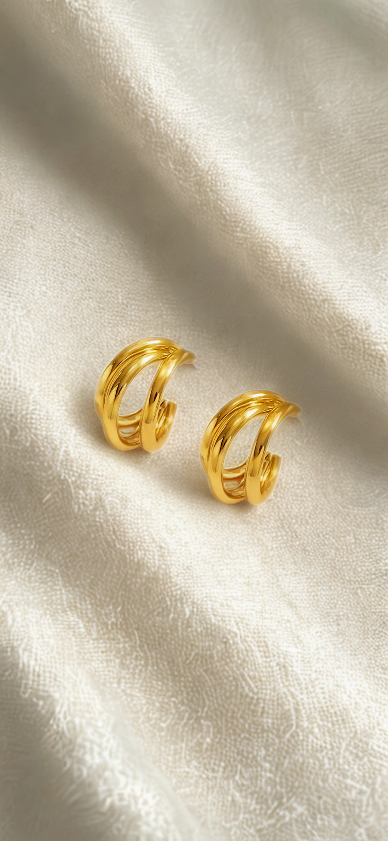 Triple Hoop Earrings