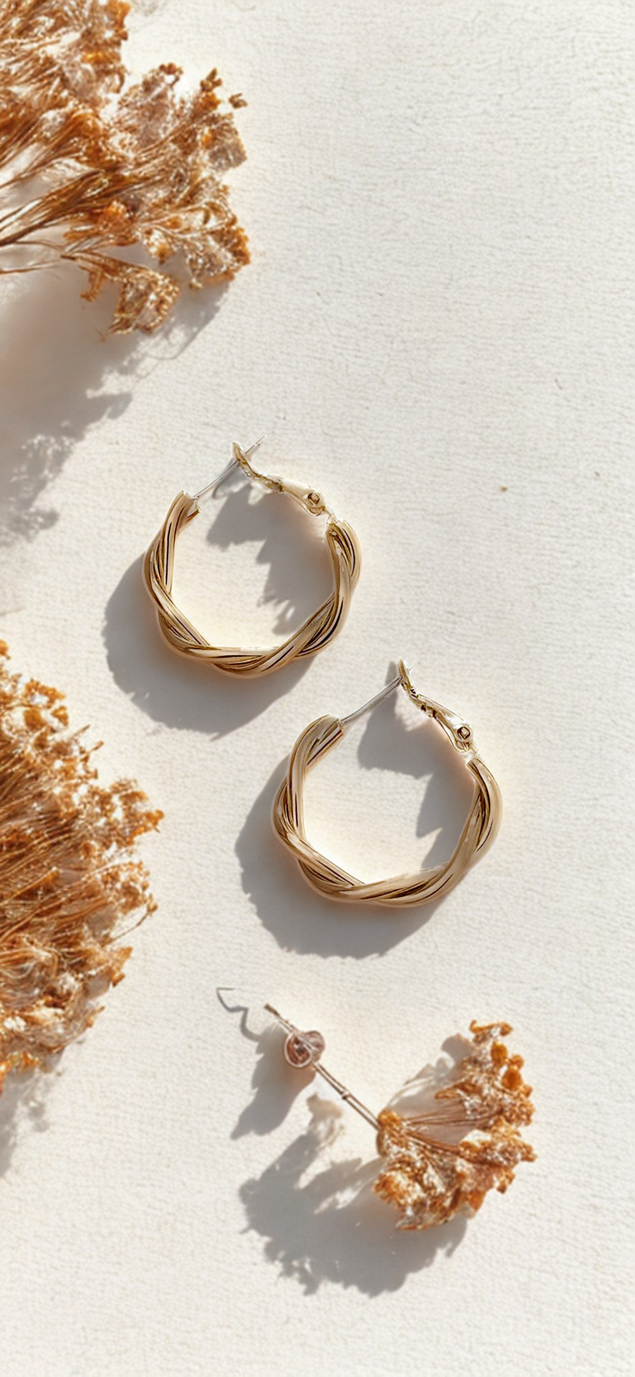 Twisted Hoop Earrings